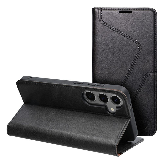 FORCELL F-PROTECT RFID Blocker Book kabura do SAMSUNG S24 Plus czarny