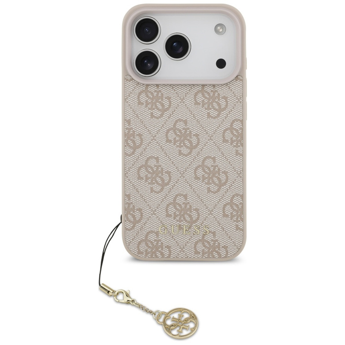 Etui Guess 4G Charms Collection MagSafe  do iPhone 17 Pro różowy