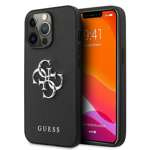 Etui GUESS Apple iPhone 13 Pro Saffiano 4G Metal Logo Czarny Hardcase