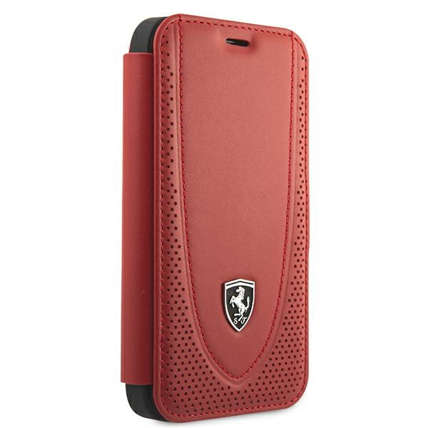 Etui FERRARI Apple iPhone 12 Mini Book Off Track Perforated FEOGOFLBKP12SRE Czerwony Case