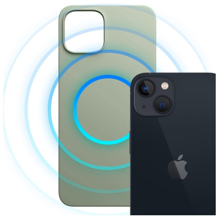 Etui 3MK Hardy MagSilicone do Apple      iPhone 15 Plus zielony