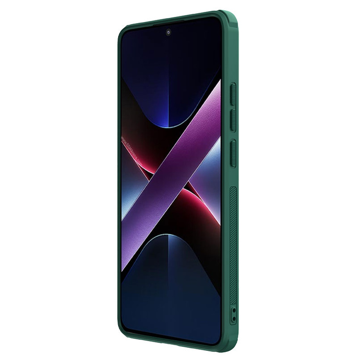 NILLKIN super frosted shield PRO XIAOMI POCO X7 PRO, DEEP GREEN / ZIELONY