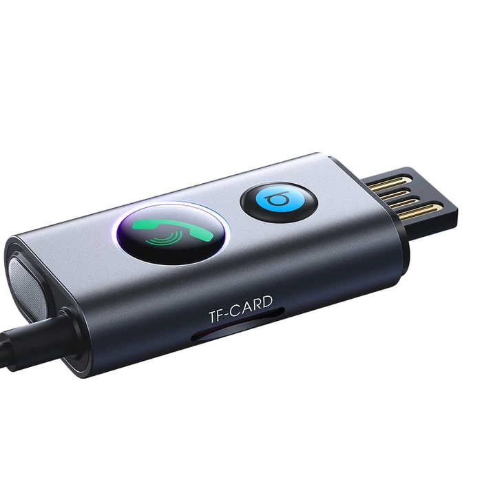 Samochodowy bezprzewodowy odbiornik Joyroom JR-CB7 - szary