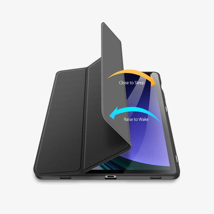 Etui z klapką podstawką Dux Ducis Toby do Samsung Galaxy Tab S9 FE - czarne