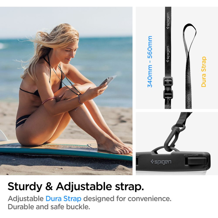 Etui Spigen A601 Universal Waterproof Case Crystal Clear