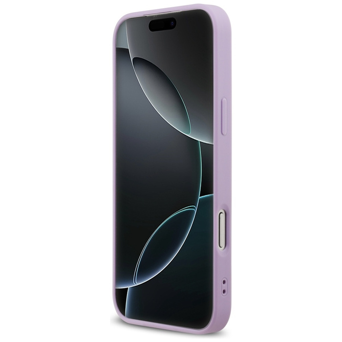 Etui Guess Grained Ring MagSafe do       iPhone 17 Pro Max fioletowy