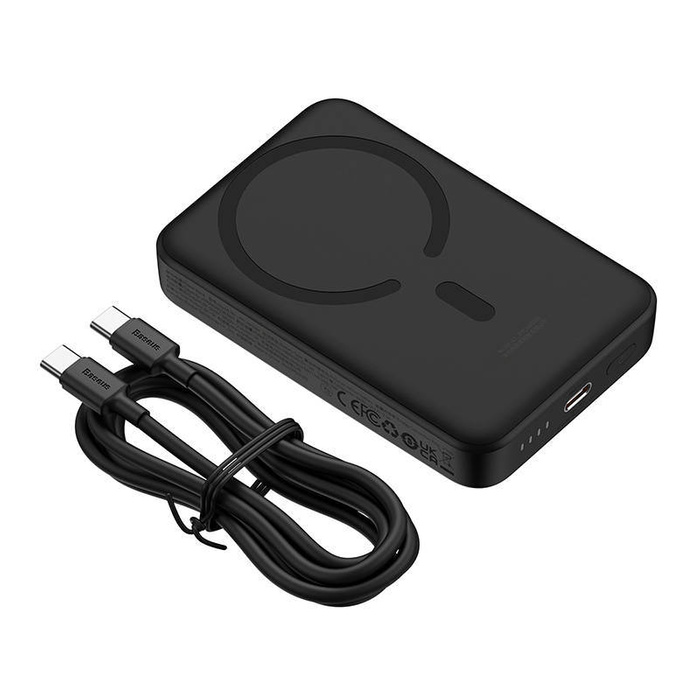 Szybko ładujący mini Power Bank Baseus 10000mAh 30W (czarny)