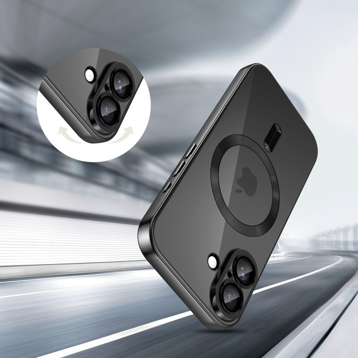 ETUI TECH-PROTECT IPHONE 17 MAGFLEX MAGSAFE SHINY CZARNE