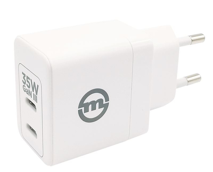 Mobile Origin 35W GaN III Super Charger Dual USB-C, white