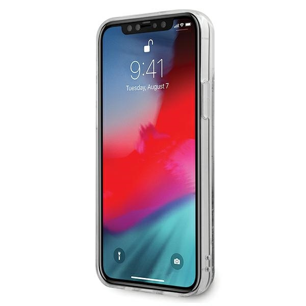 Etui KARL LAGERFELD Apple iPhone 12 Mini Karl Logo Glitter Czarny Case