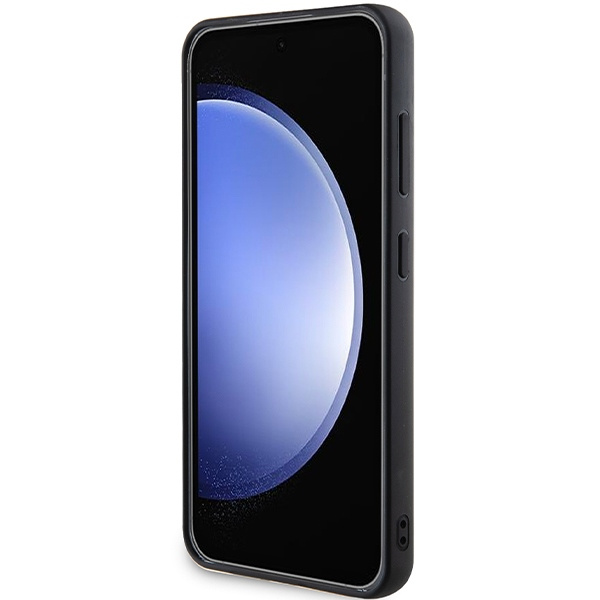 Etui Guess GUHCS24SHDGPPK S24 S921 czarny/black hardcase Rhinestone Triangle Case