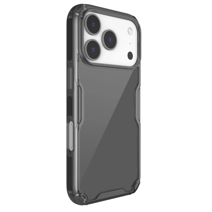 Etui Nillkin Nature TPU Pro na iPhone 17 Pro - półprzezroczyste-czarne