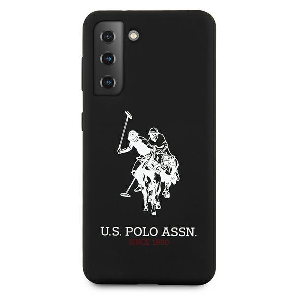 Etui US POLO Samsung Galaxy S21 Plus Silicone Logo USHCS21MSLHRBK Czarny Case