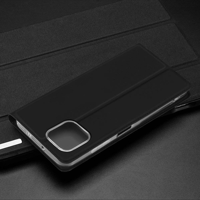 Etui Dux Ducis Skin Pro etui do Huawei nova Y61 pokrowiec z klapką portfel na kartę podstawka czarne Case