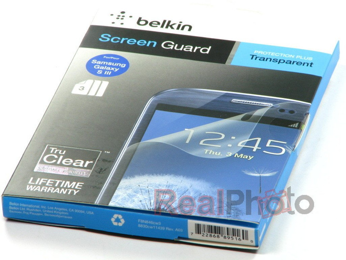 Folia Ochronna BELKIN Clear Samsung Galaxy S3 I9300 Clear