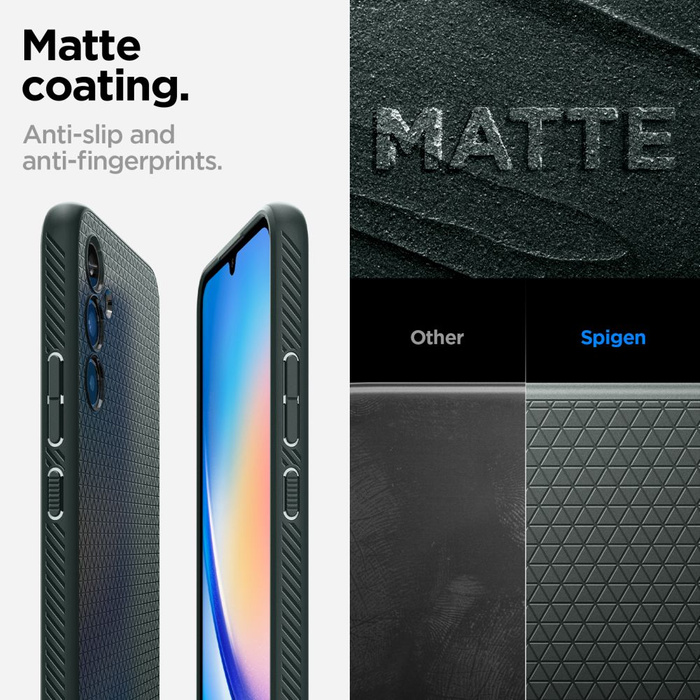 Etui SPIGEN Liquid Air Galaxy A34 5G Abyss Green