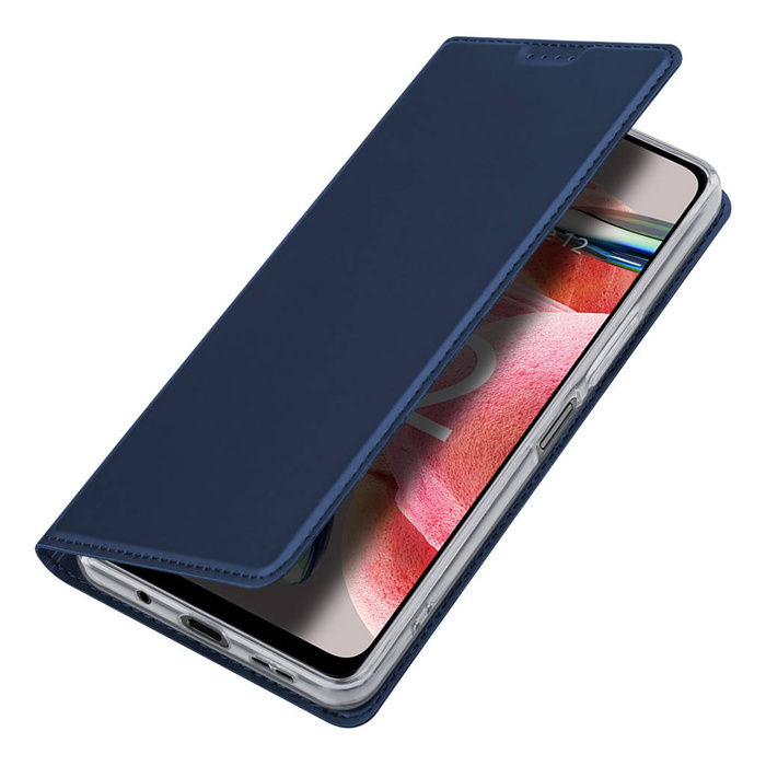 Etui Dux Ducis Skin Pro etui do Xiaomi Redmi Note 12 pokrowiec z klapką portfel na kartę podstawka niebieskie Case