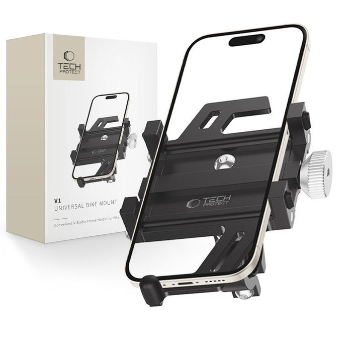 Uchwyt Rowerowy Tech-Protect Alupro Universal Bike Mount Black