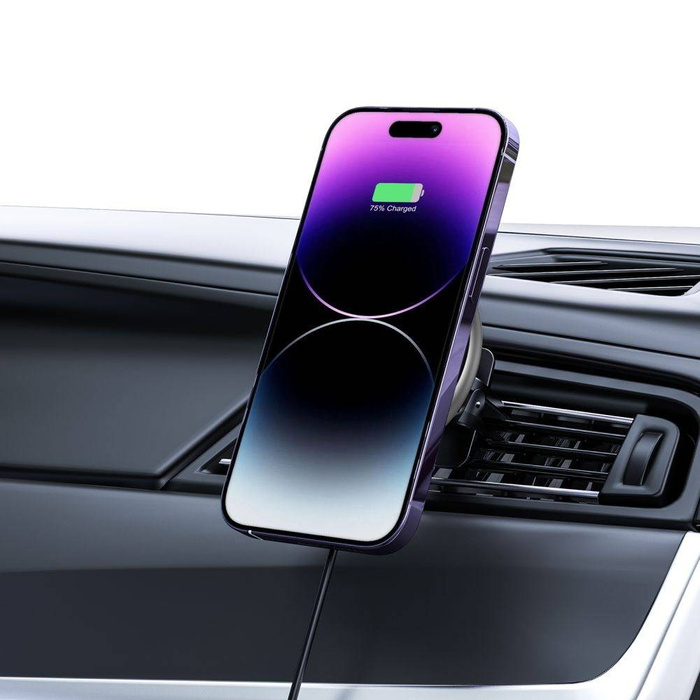 UCHWYT TECH-PROTECT A2 MAGNETIC MAGSAFE VENT CAR WIRELESS CHARGER 15W BLACK