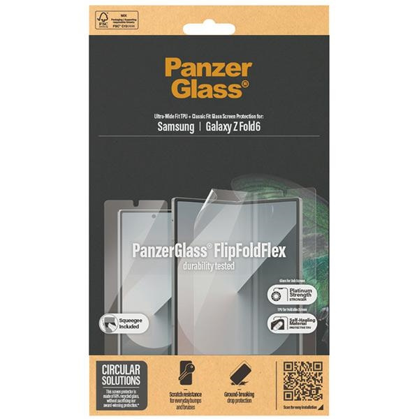 PanzerGlass Bundle 2in1 Sam Z Fold6 F956 Screen Protector Ultra Wide-Fit + TPU Classic Fit 7371