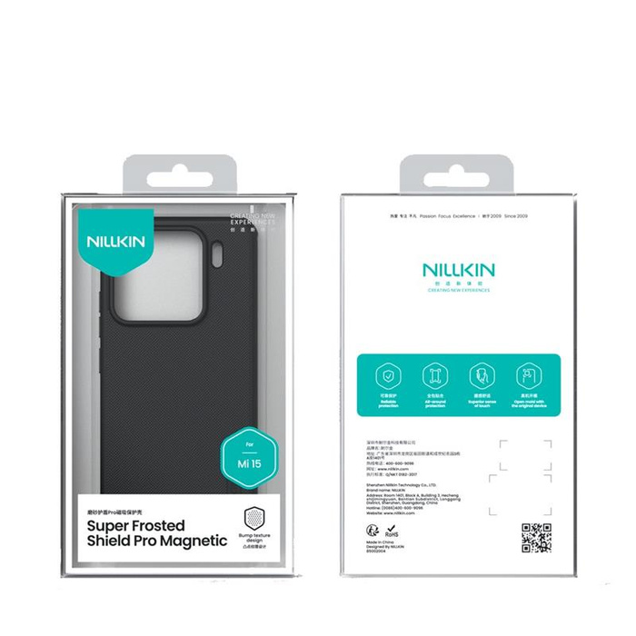 Etui NILLKIN XIAOMI 15 SUPER SHIELD PRO MAGNETIC BLACK CZARNY