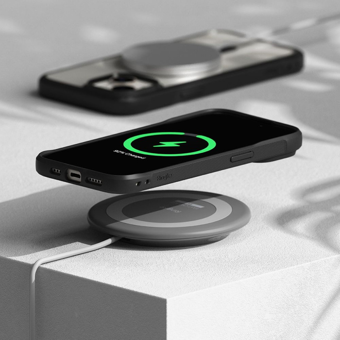 Etui Ringke Fusion Bold Magnetic Magsafe iPhone 15 Matte Black Case