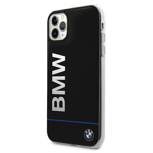 Etui BMW Apple iPhone 11 Pro Max Signature Printed Logo Czarny Hardcase