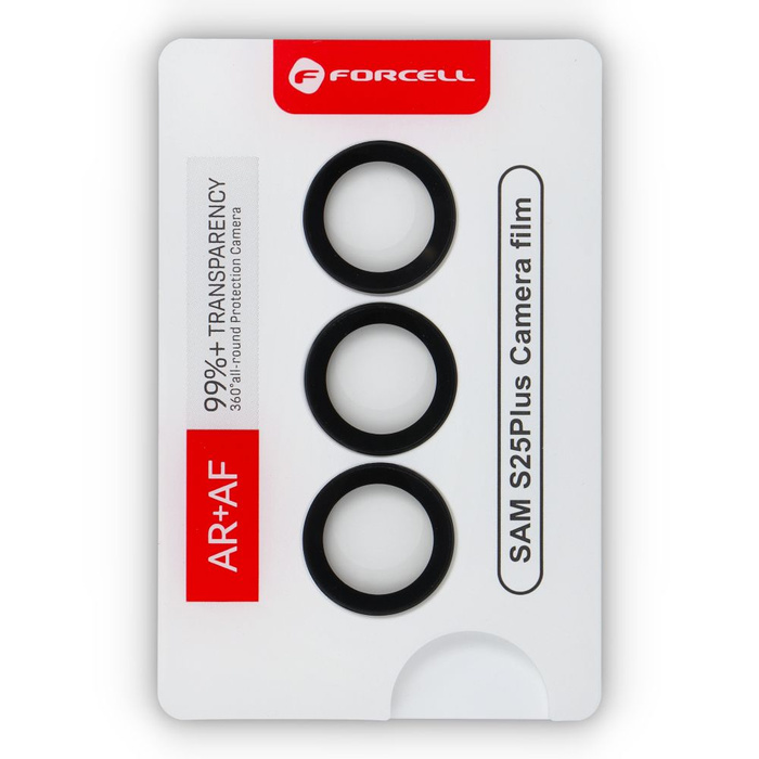 Szkło hartowane na aparat do Samsung S25 Plus Forcell niebiesko-czarne 0INT