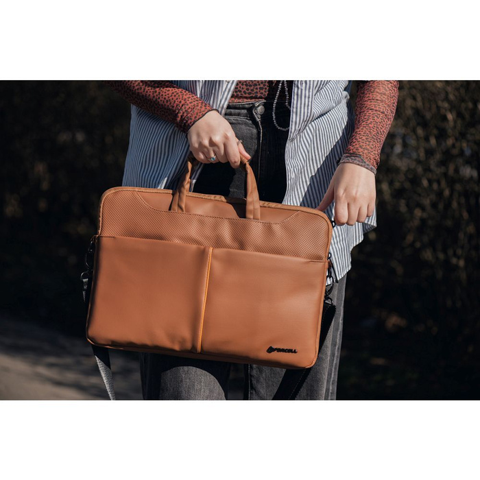 Torba na laptopa 15,6" Forcell F-Protect URBAN STYLE brązowa