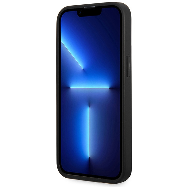 Etui Mercedes MEHCP14L8ROLR iPhone 14 Pro 6.1" czarny/black hardcase Leather Wave Patern Case