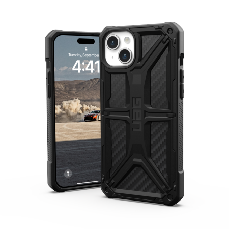 Etui UAG Monarch - obudowa ochronna do iPhone 15 Plus (carbon fiber) Case