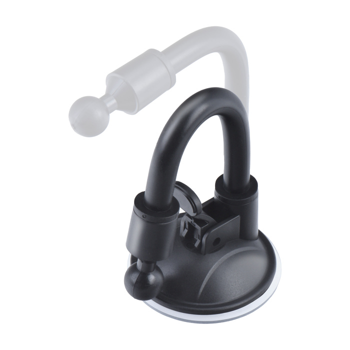 Uchwyt na telefon do samochodu uniwersalny Forcell F-Grip Carbon Bracket ramię 17cm do szyby czarny