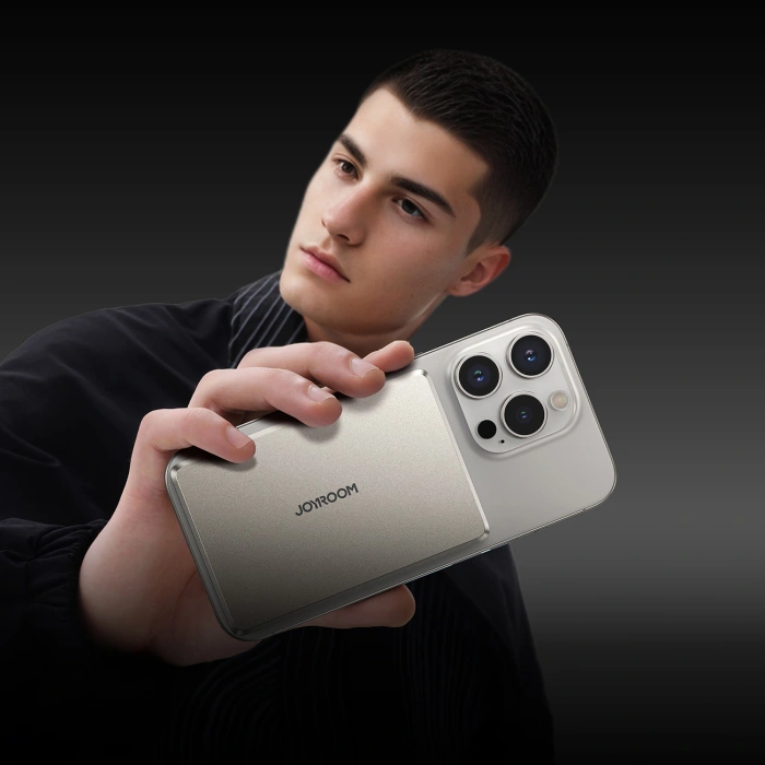 Powerbank Joyroom JR-PBM08 Pro 10000mAh ultracienki - tytanowy