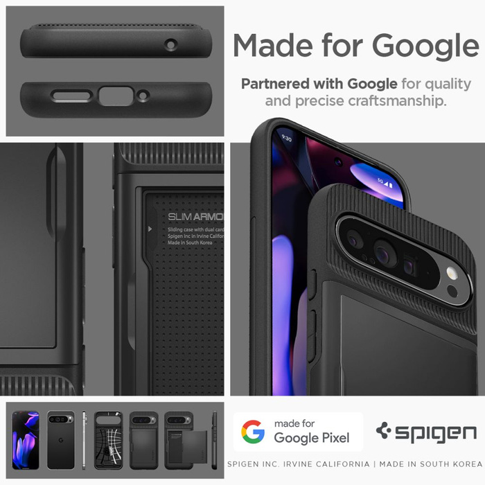 Etui SPIGEN SLIM ARMOR CS GOOGLE PIXEL 9 PRO XL BLACK