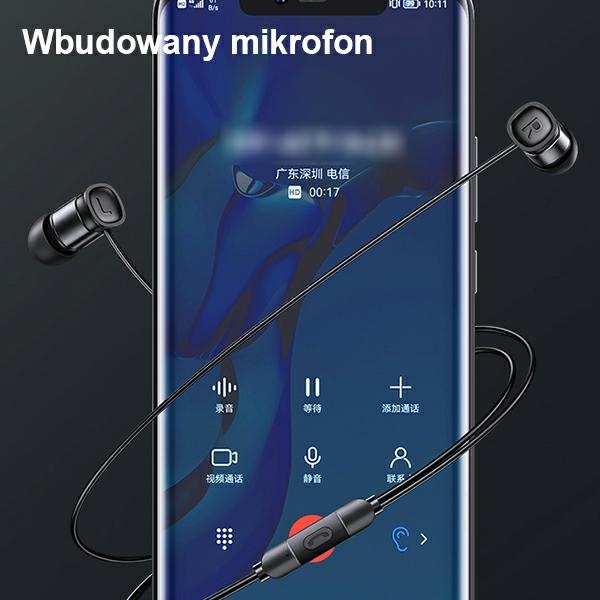 USAMS Słuchawki EP-46 USB-C czerwony/red 1,2m HSEP4604