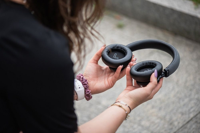 Słuchawki bezprzewodowe nauszne Forcell F-Audio ANC Touch Beat czarne