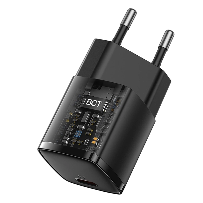 BASEUS ładowarka sieciowa Typ C PD 30W GaN Cube Pro czarna