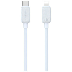 Kabel USAMS KY Series US-SJ692 30W USB-C do Lightning 1m biały