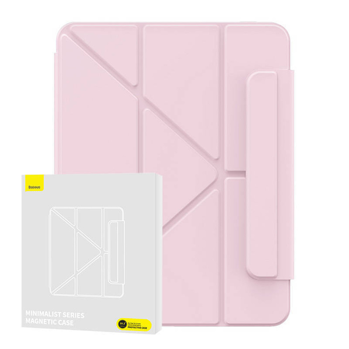 Etui magnetyczne Baseus Minimalist do iPad 10.2″ (2019 / 2020 / 2021) (baby pink)