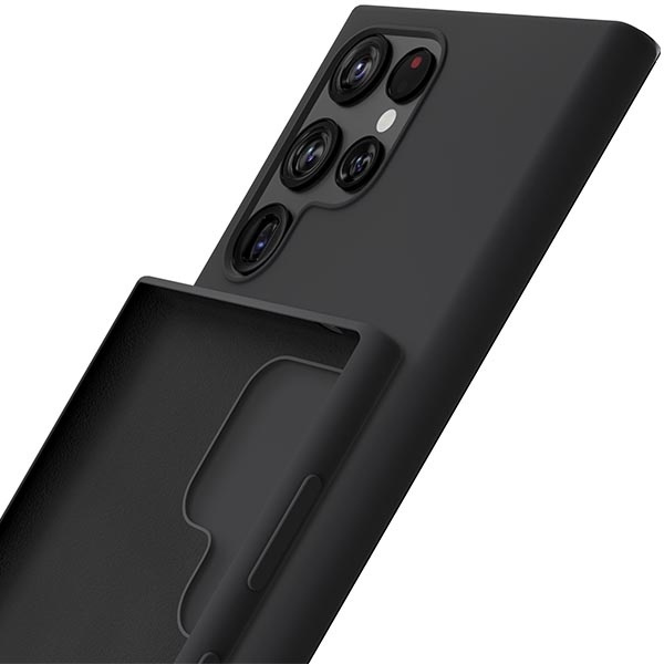Etui 3MK Silicone Case Samsung Galaxy S23 Ultra S918 Czarny/black Case