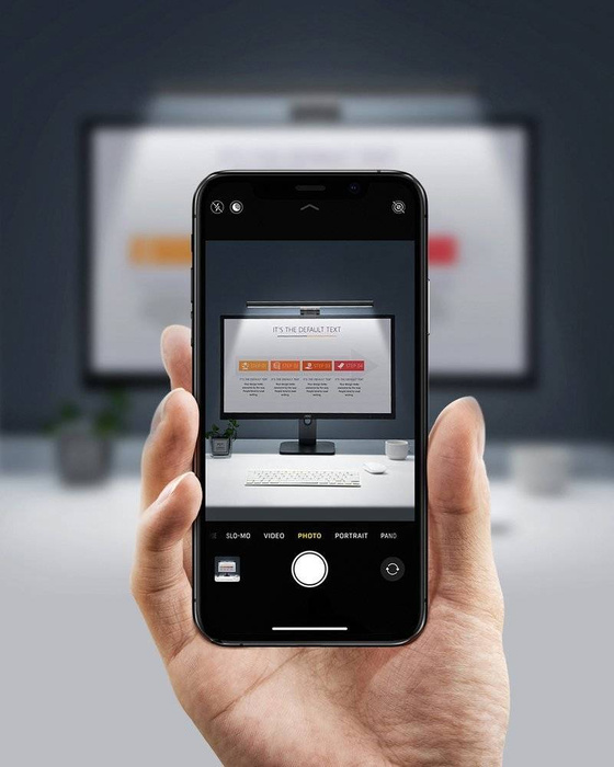 Baseus i-wok lampka LED na monitor do pulpitu oświetlenie ekranu czarny (DGIWK-B01)