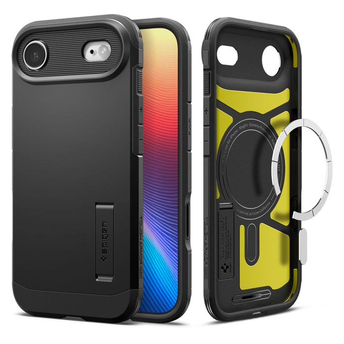 ETUI SPIGEN IPHONE 17 AIR TOUGH ARMOR ”T” MAG MAGSAFE BLACK