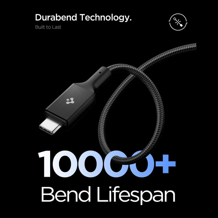 KABEL USB-C SPIGEN EB10010CC ESSENTIAL 100W 100CM CZARNY