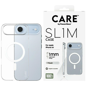 Etui CARE by PanzerGlass SL1M MagSafe do iPhone Air przezroczysty