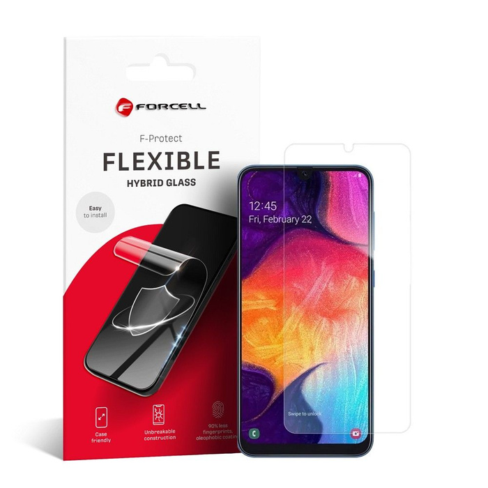 Szkło hybrydowe do Samsung A50 Forcell Flexible Nano Glass