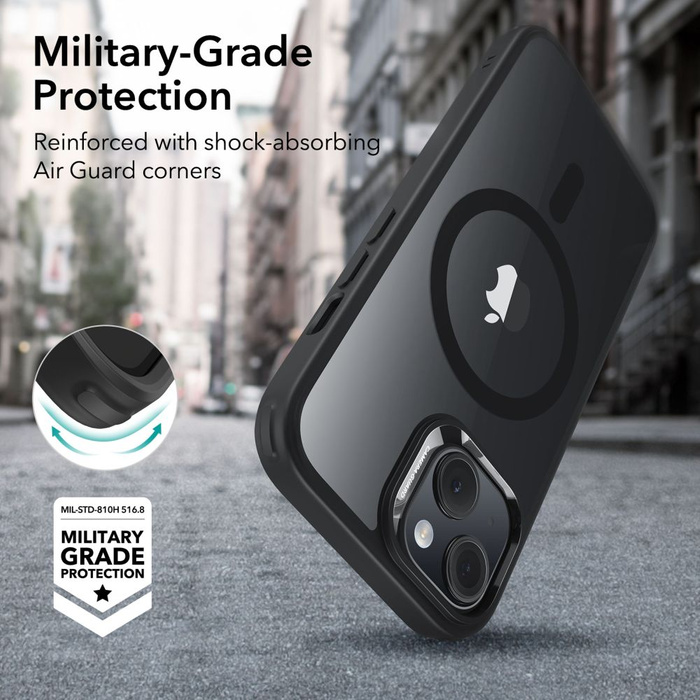 Etui Esr Ch Halolock Magsafe iPhone 15 Clear/black Case