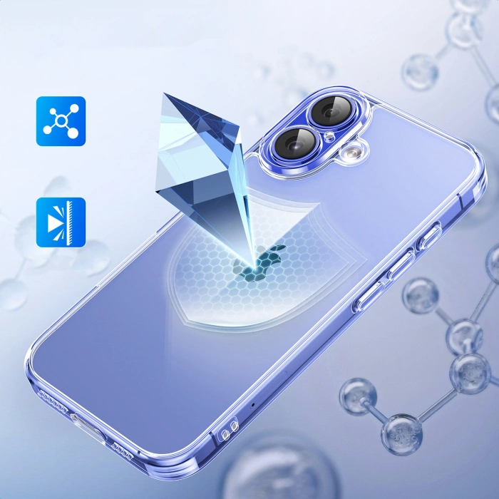 Etui Ugreen Classy Clear Protective Case na iPhone 16 Plus - przezroczyste