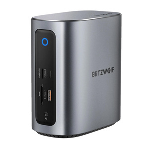 Stacja dokująca 17w1 Blitzwolf BW-TH15 2xHD+DP+4xC+3xUSB 3.0+USB 3.1+C 3.2+C PD+RJ45+micro SD+SD+3,5mm Audio