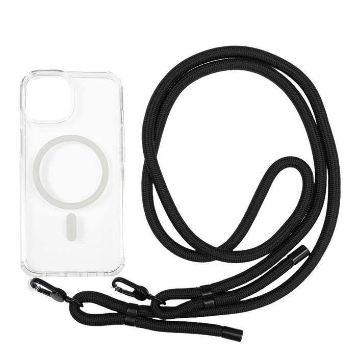 Mobile Origin Lanyard MagSafe Case, clear - iPhone 14