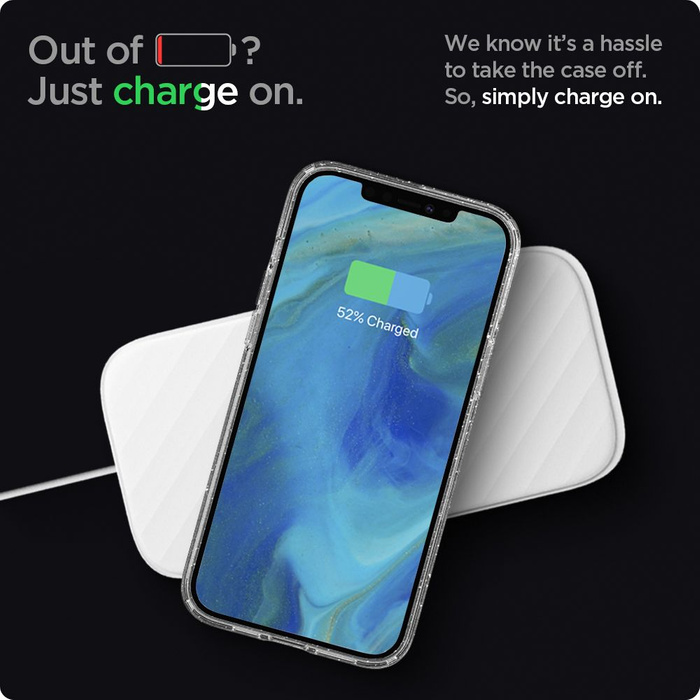 Etui SPIGEN iPhone 12 / 12 Pro Liquid Crystal Glitter Crystal Przeźroczyste Case